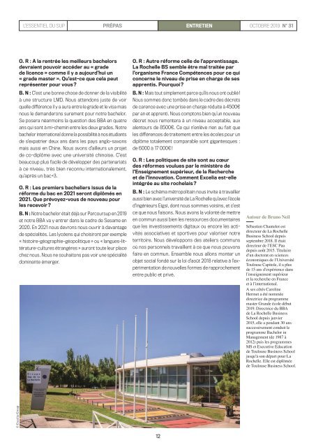 Essentiel du Sup 31 octobre 2019