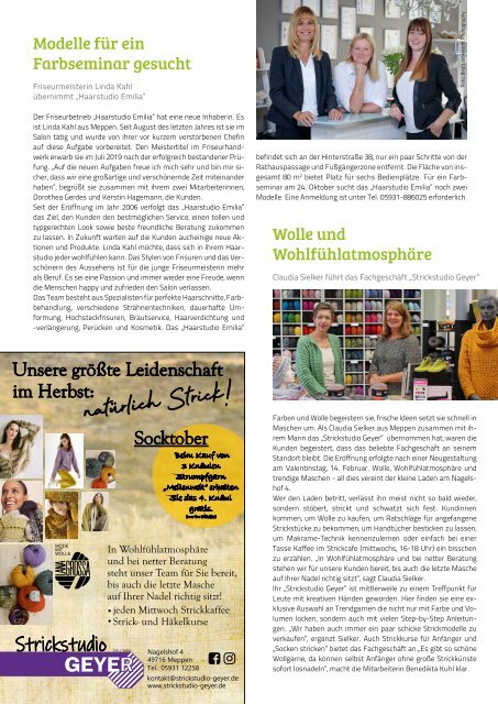 Emsblick Meppen - Heft 34 (Oktober/November 2019)