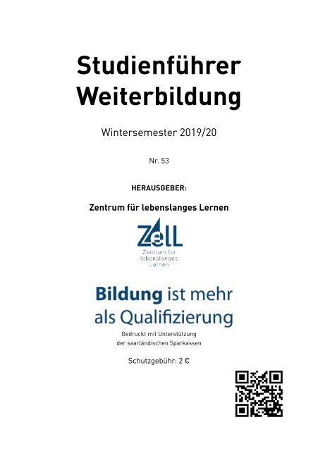 Studienführer Weiterbildung WS 2019/2020