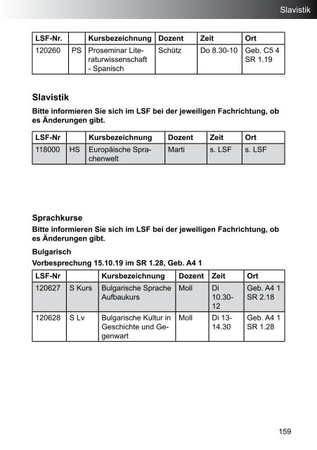 Studienführer Weiterbildung WS 2019/2020