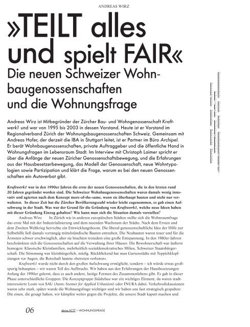 Wohnungsfrage / dérive - Zeitschrift für Stadtforschung, Heft 77 (4/2019)