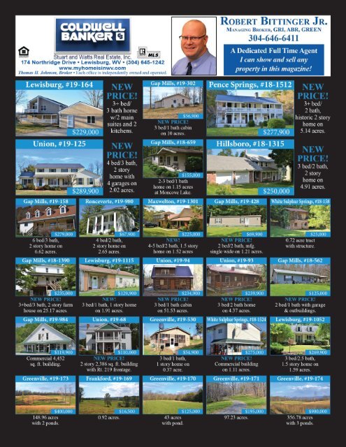 The WV Daily News Real Estate Showcase & More - October 2019