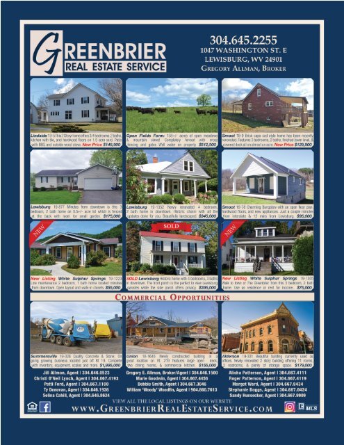 The WV Daily News Real Estate Showcase & More - October 2019