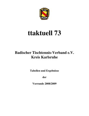 PDF Datei - Tischtennis Ergebnisdienst Kreis Karlsruhe