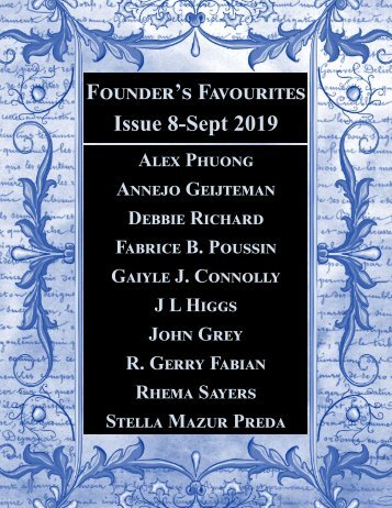Founder's Favourites 8 - Sep 19