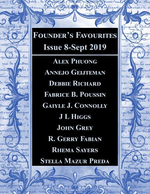 Founder's Favourites 8 - Sep 19