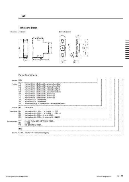 KOL Zeitrelais Elektronisch 17,5 mm