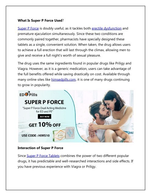 Super p-force generic