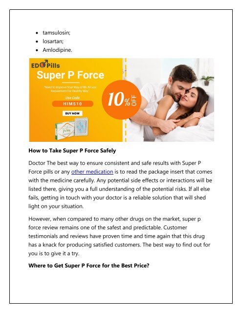 What Is Super P Force Used For