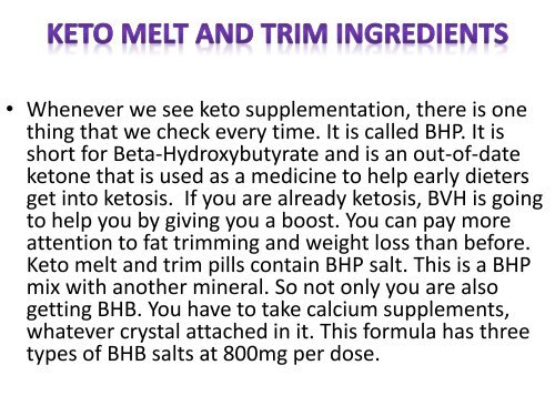 Keto Melt and Trim 800 - Online Keto Products