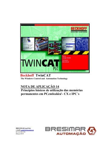 BRESIMAR(asaTek)-Beckhoff-Nota Aplicação TwinCAT 2-14 MPerma