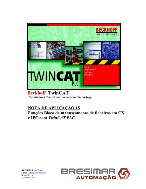 BRESIMAR(asaTek)-Beckhoff-Nota Aplicação TwinCAT 2-15 MFiles