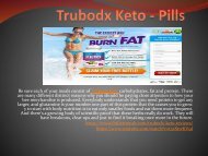 Trubodx Keto - Natural And Highly Efficient Ingredients