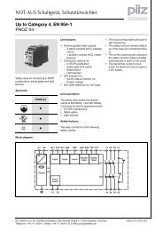 Up to Category 4, EN 954-1 - IBB-Böhm GmbH