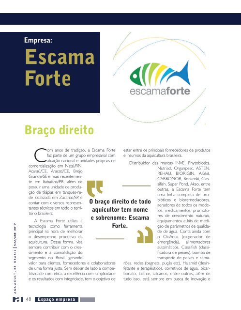 Revista Aquaculture Brasil 17ed.