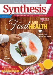 SYNTHESIS ISSUE 3 2018: FOOD AND HEALTH