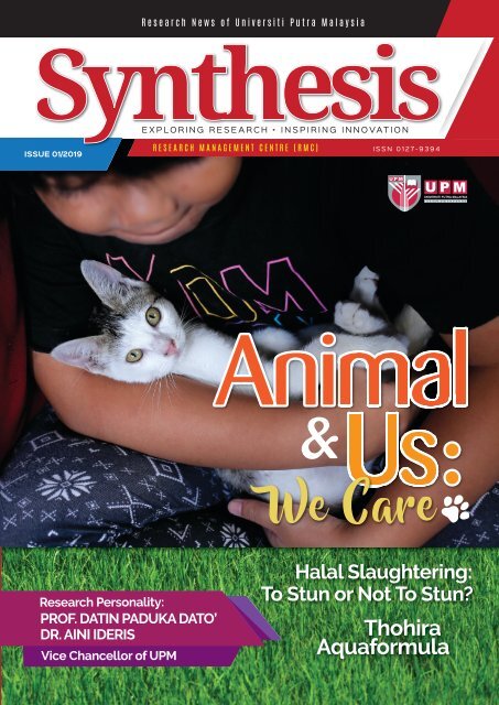  SYNTHESIS ISSUE 1 2019: ANIMAL & US