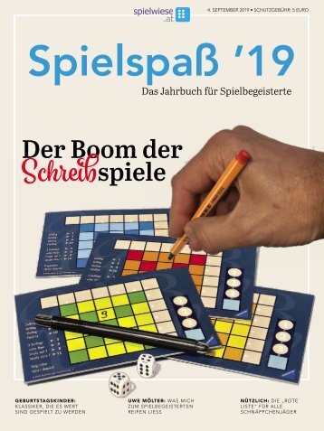 Spielspaß '19 – Das Jahrbuch für Spielbegeisterte