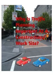 Why Is Traffic Planning Important At A Construction/Work Site?