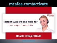 Www.mcfee.comactivate | Download, Install and Activate 