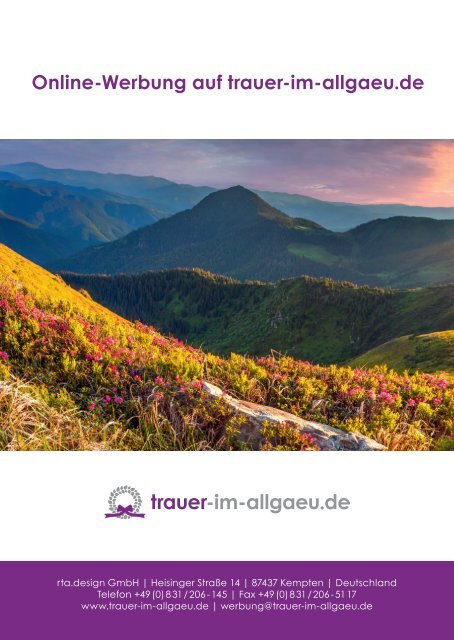 trauer-im-allgaeu.de Mediadaten