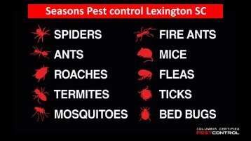 Seasons Pest control Lexington SC