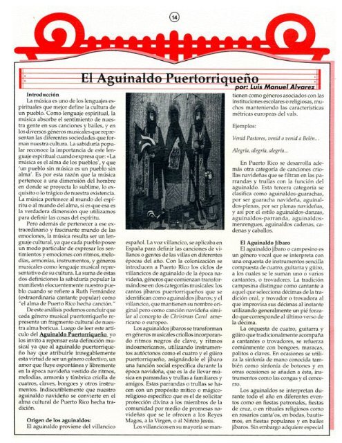 El Aguinaldo Puertorriqueño