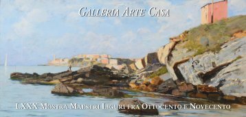 Invito LXXX Mostra Maestri Liguri fra Ottocento e Novecento - Genova