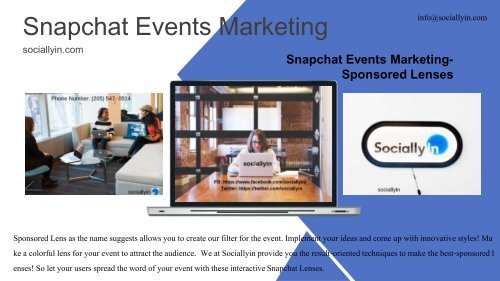 WHY NEED AN EXPERT FOR  POWERFUL SNAPCHAT EVENT MARKETING