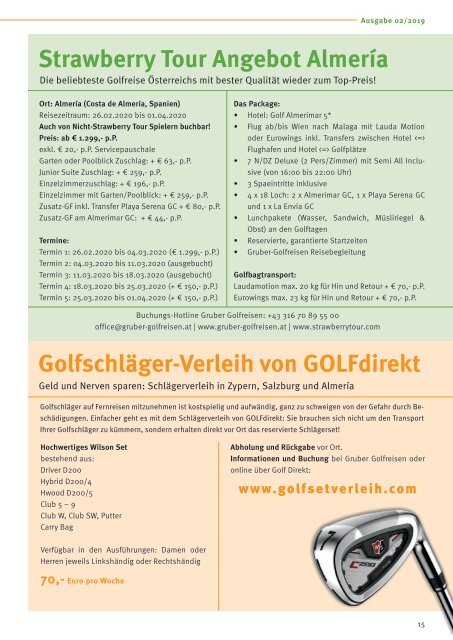 GOLFdirekt news 2019-02