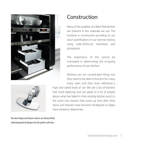 Black Rok Kitchen Design Brochure 2020