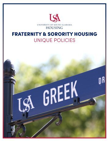 Fraternity and Sororities Unique Policies