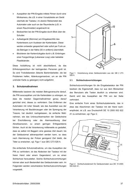 DPMA - Erfinderaktivitäten 2005/2006