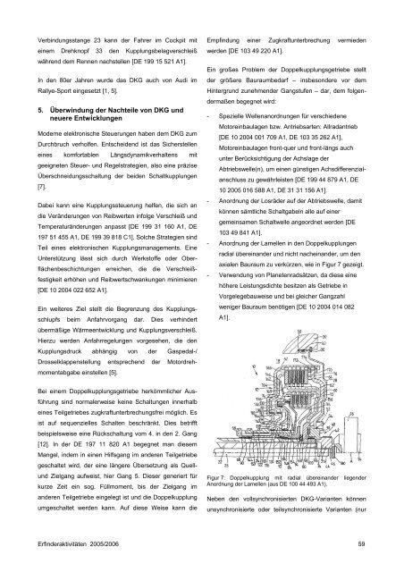 DPMA - Erfinderaktivitäten 2005/2006