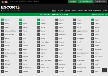 Sito di escort incontri Italia. Donne, accompagnatrici, trans e escort forum per il tuo piacere - EscortA