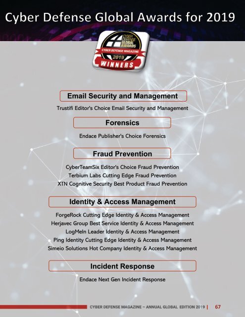 Cyber Defense Magazine Global Edition for 2019