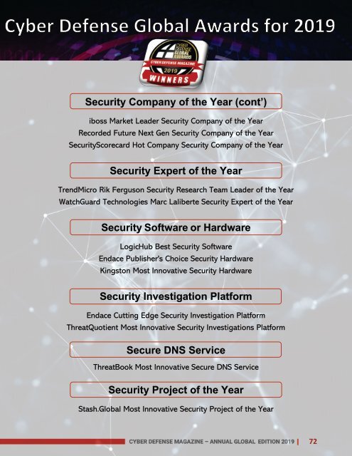 Cyber Defense Magazine Global Edition for 2019