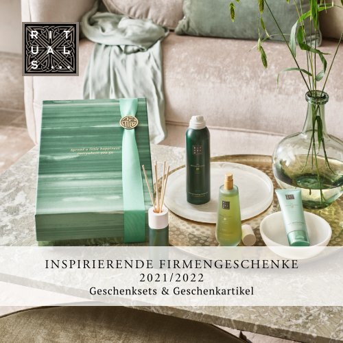 Rituals Katalog b2b Werbegeschenke