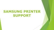 Samsung Printer Support