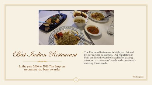 The Empress - Best Indian Restaurant & Takeaway in Whitechapel, London