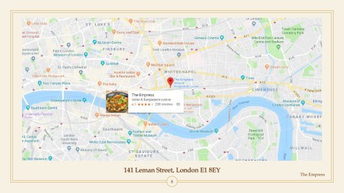 The Empress - Best Indian Restaurant & Takeaway in Whitechapel, London