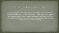 Custom Canvas Prints