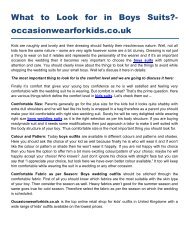What to Look for in Boys Suits-occasionwearforkids.co.uk
