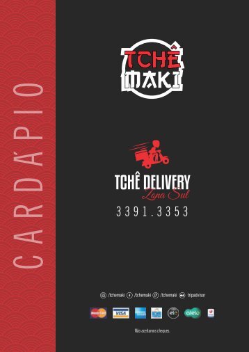 Cardápio TCHEMAKI