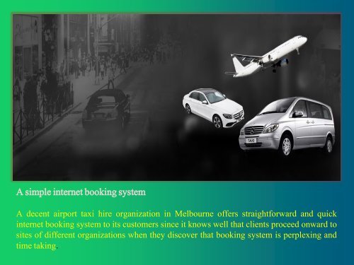 The Qualities Of The Best Airport Taxi Services in Melbourne
