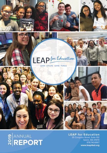 Annual Report 2019 - LEAP for Education