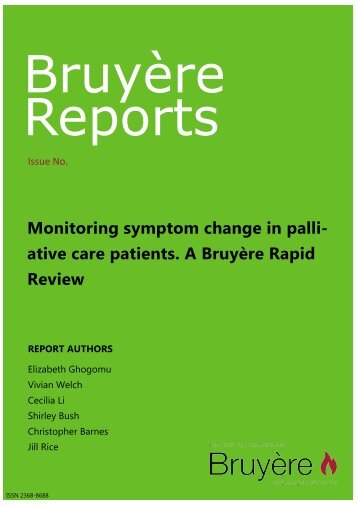 11 - Bruyere Reports - ESAS palliative care_full report_sept 27