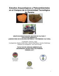 Estudios arqueológicos y paleoambientales Campus UTP 