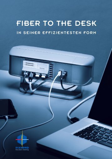 Broschure Fiber to the Desk (German)