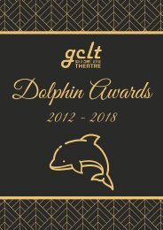 Gold Coast Little Theatre Dolphin Awards 2012 - 2018